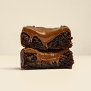 Brownie Nutella abierta