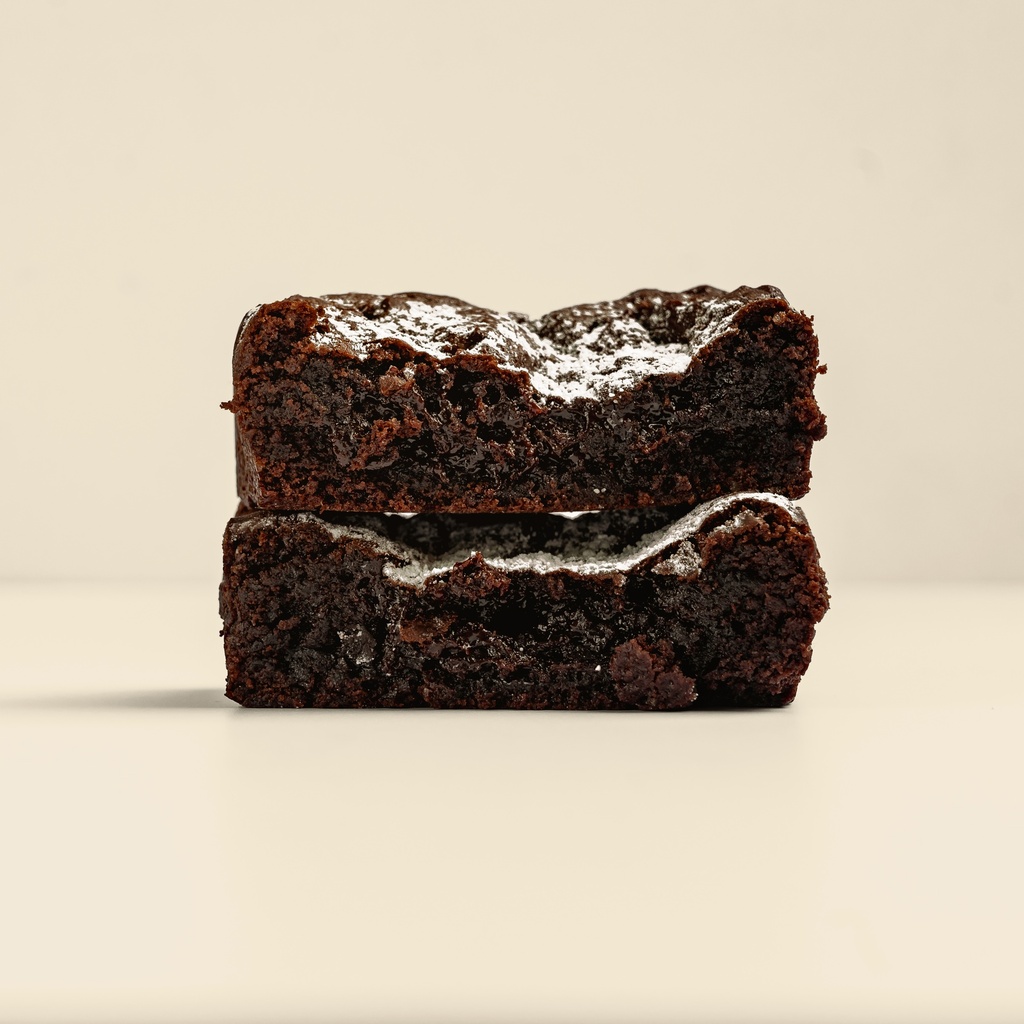 Brownie abierta